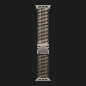 Apple Watch Ultra 4 GPS + LTE 49mm Natural Titanium Case with Natural Titanium Milanese Loop - Large