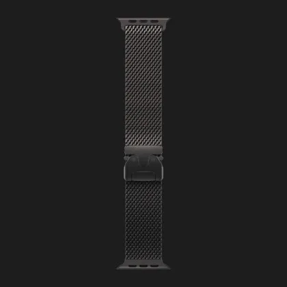 Apple Watch Ultra 4 GPS + LTE 49mm Black Titanium Case with Black Titanium Milanese Loop - Medium