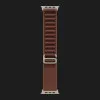 Apple Watch Ultra 4 GPS + LTE, 49mm Natural Titanium Case with Burgundy Alpine Loop - Small