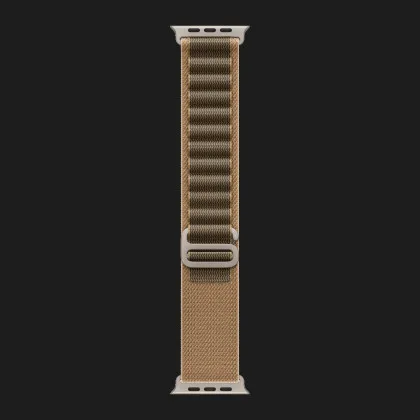 Apple Watch Ultra 4 GPS + LTE 49mm Natural Titanium Case with Desert Alpine Loop - Large