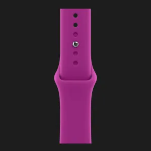 Apple Watch Series 12 GPS, 46mm Space Gray Aluminum Case with Magenta Sport Band (S/M)