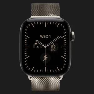 Apple Watch Series 12 GPS+LTE, 42mm Natural Titanium Case with Natural Milanese Loop