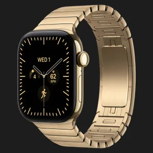 Apple Watch Series 12 GPS+LTE, 42mm Radiant Gold Titanium Case with Radiant Gold Link Bracelet