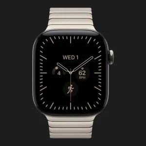 Apple Watch Series 12 GPS+LTE, 42mm Natural Titanium Case with Natural Link Bracelet