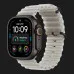 Apple Watch Ultra 4 GPS + LTE, 49mm Black Titanium Case with Translucent Gray Ocean Band