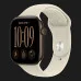 Apple Watch Series 12 GPS, 42mm Dark Bronze Aluminum Case with Sand Sport Band (S/M)