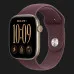 Apple Watch Series 12 GPS, 42mm Light Gold Aluminum Case with Burgundy Sport Band (M/L)