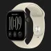 Apple Watch Series 12 GPS, 42mm Black Aluminum Case with Sand Sport Band (M/L)