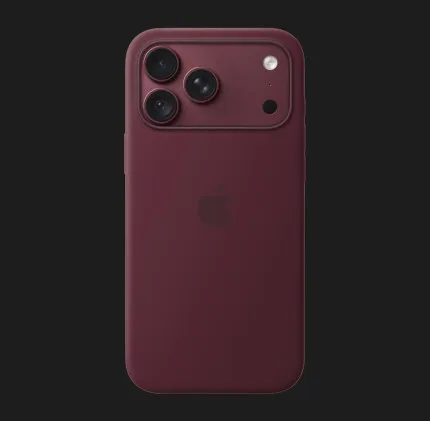 Чохол Apple Silicone Case with Magsafe для iPhone 18 Pro (Burgundy)