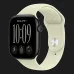 Apple Watch Series 12 GPS, 42mm Black Aluminum Case with Pale Succulent Sport Band (M/L)