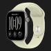 Apple Watch Series 12 GPS, 42mm Space Gray Aluminum Case with Pale Succulent Sport Band (M/L)