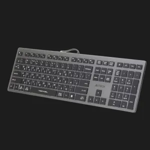 Клавіатура A4Tech FX60 USB (Gray) White backlit (FX60)