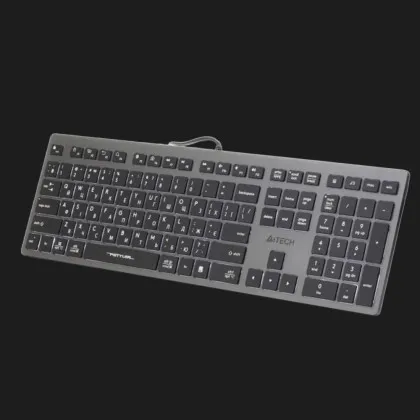 Клавиатура A4Tech FX60 USB (Gray) White backlit (FX60)