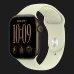 Apple Watch Series 12 GPS, 46mm Dark Bronze Aluminum Case with Pale Succulent Sport Band (S/M)