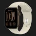 Apple Watch Series 12 GPS, 46mm Dark Bronze Aluminum Case with Sand Sport Band (S/M)