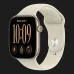 Apple Watch Series 12 GPS, 46mm Light Gold Aluminum Case with Sand Sport Band (S/M)