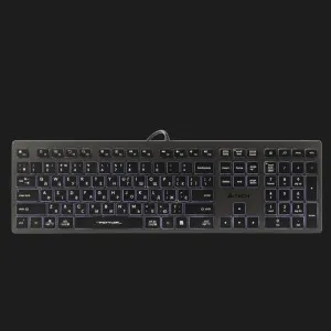 Клавіатура A4Tech FX60H USB (Gray) White backlit (FX60H)