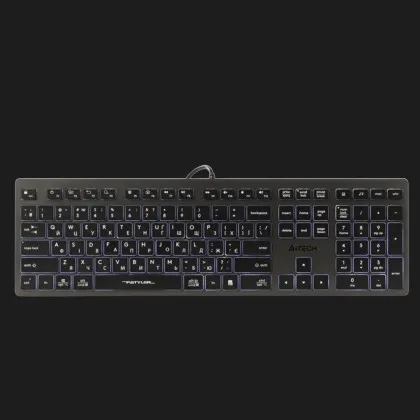 Клавиатура A4Tech FX60H USB (Gray) White backlit (FX60H)