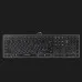 Клавіатура A4Tech FX60H USB (Gray) White backlit (FX60H)