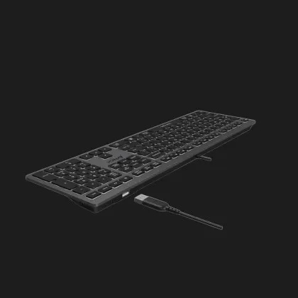 Клавиатура A4Tech FX60H USB (Gray) White backlit (FX60H)