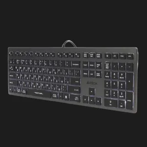 Клавіатура A4Tech FX60H USB (Gray) White backlit (FX60H)