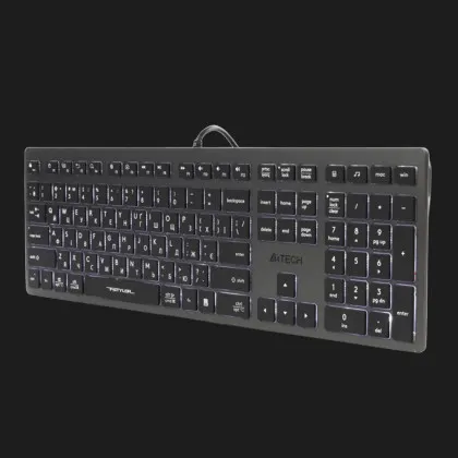 Клавиатура A4Tech FX60H USB (Gray) White backlit (FX60H)