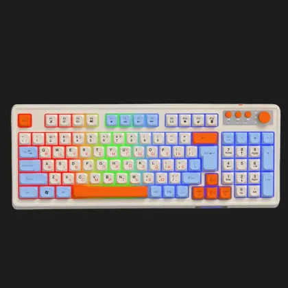 Клавіатура ігрова бездротова Maxxter KBGW-3C01-UA (White) (KBGW-3C01-UA) (UA)