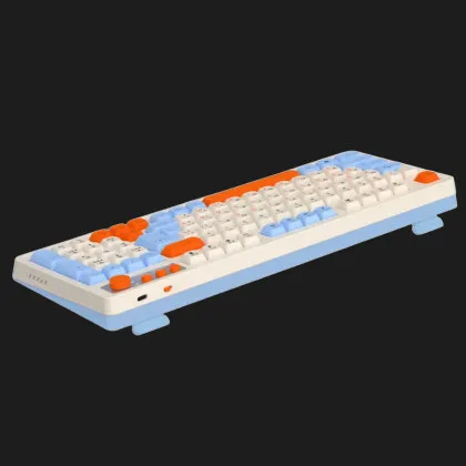 Клавіатура ігрова бездротова Maxxter KBGW-3C01-UA (White) (KBGW-3C01-UA) (UA)