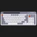 Клавіатура бездротова Maxxter KBW-02G-UA (White/Gray) (KBW-02G-UA) (UA)