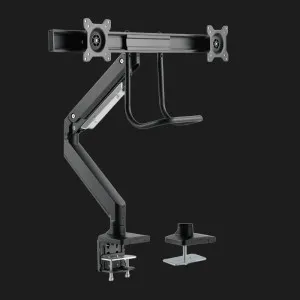 Кронштейн Gembird для 2 мониторов 17"-32" (до 8 кг) (MA-DA2-04) (Black)