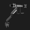 Кронштейн Gembird для 2 мониторов 17"-32" (до 8 кг) (MA-DA2-04) (Black)