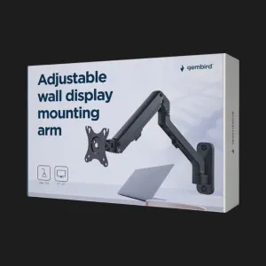 Кронштейн Gembird для мониторов 17-27" (MA-WA1-02) (Black)
