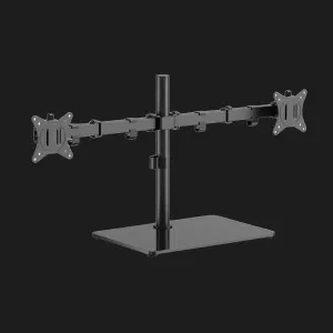Ножка-кронштейн для 2 мониторов 17-32" (2-9 кг) (MS-D2ST-01) (Black)