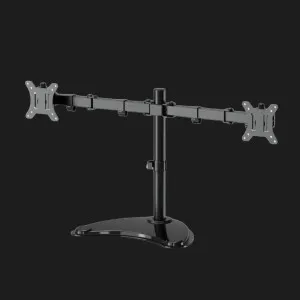 Ножка-кронштейн для 2 мониторов 17-32" (до 8 кг) (MS-D2ST-02) (Black)