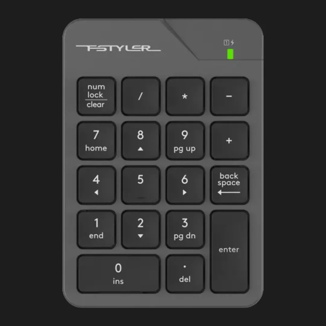 Клавіатура цифрова A4Tech FGK21C (Gray)