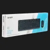 Комплект дротовий клавіатура + миша A4Tech F1010 (Grey)