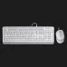 Комплект дротовий клавіатура + миша A4Tech F1010 (White)