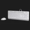 Комплект дротовий клавіатура + миша A4Tech F1010 (White)