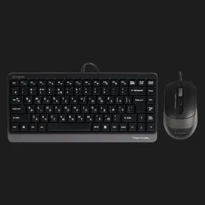 Комплект дротовий клавіатура + миша A4Tech F1110 (Grey)