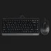 Комплект дротовий клавіатура + миша A4Tech F1110 (Grey)