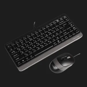 Комплект дротовий клавіатура + миша A4Tech F1110 (Grey)