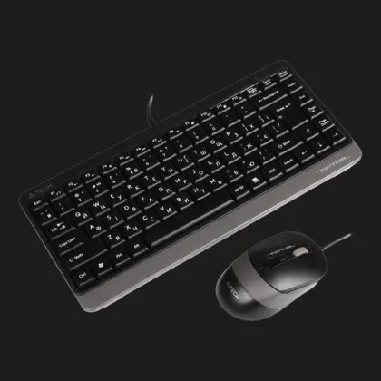 Комплект дротовий клавіатура + миша A4Tech F1110 (Grey) в Олександрії