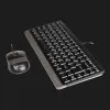 Комплект дротовий клавіатура + миша A4Tech F1110 (Grey)
