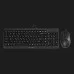Комплект дротовий клавіатура + миша A4Tech F1512 (Black)