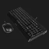 Комплект дротовий клавіатура + миша A4Tech F1512 (Black)
