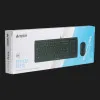 Комплект дротовий клавіатура + миша A4Tech F1512 (Black)