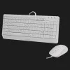 Комплект дротовий клавіатура + миша A4Tech F1512 (White)