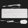 Комплект дротовий клавіатура + миша A4Tech F1512 (White)