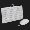 Комплект дротовий клавіатура + миша A4Tech F1512 (White)