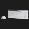 Комплект бездротовий клавіатура + миша A4Tech FB2535C (Icy White)